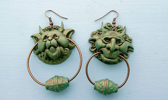 Labyrinth Movie And Book Door Knocker Earings