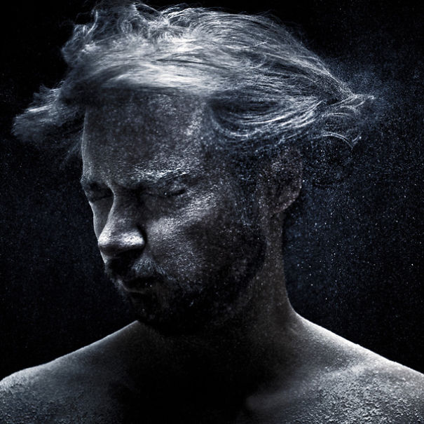 My Photo Portraits With Effects Created Using Flour, Milk And Water