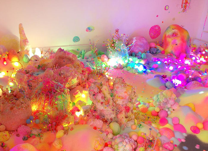 Artist Uses Thousands Of Candies To Turn Rooms Into Sweet Wonderlands