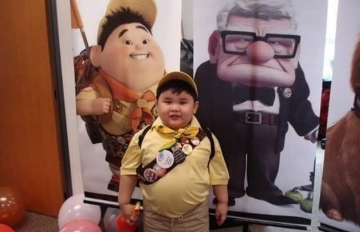 Kid Looks Like Russel From Up!