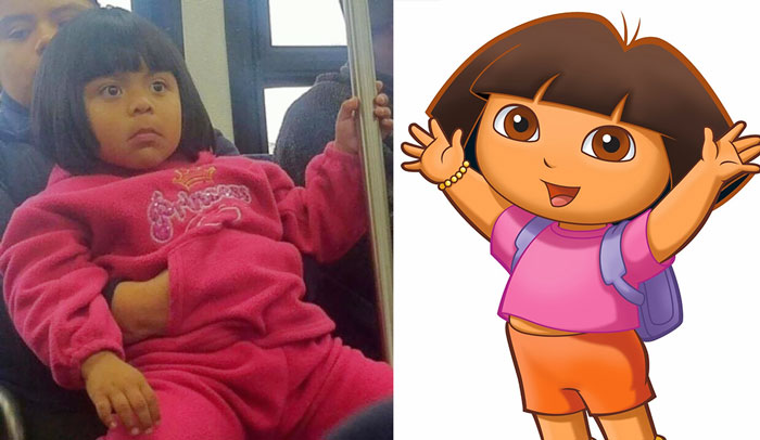 Girl Looks Like Dora The Explorer