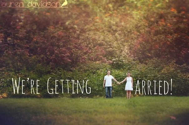 Getting Married Engagement Announcement