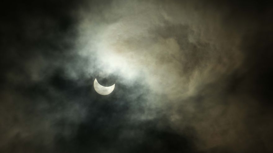 Apocalyptic Solar Eclipse Over Targu Mures