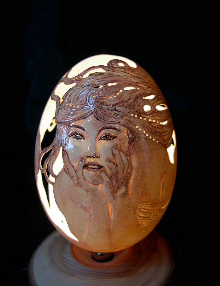 Eggshell Carving