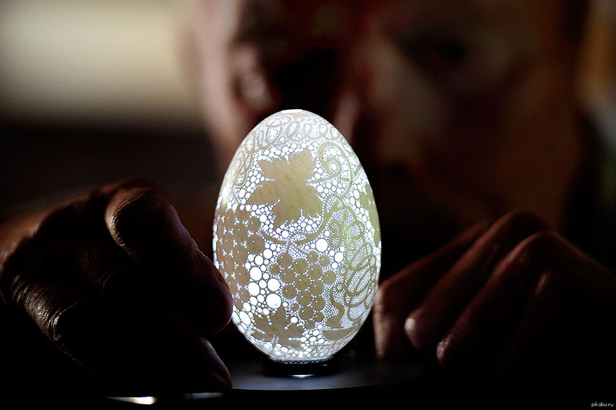 Eggshell Sculpture