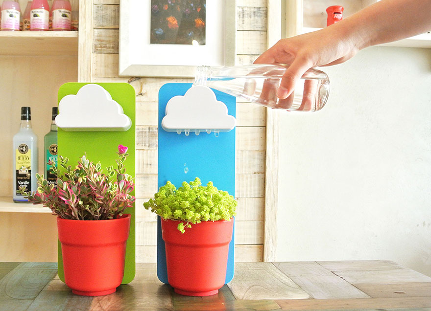 Rainy Pot: Ahora tus plantas pueden tener sus propias nubes de lluvia