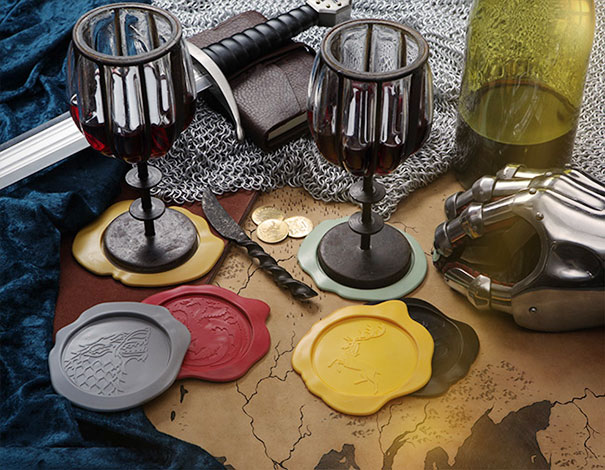 Game Of Thrones Wax Seal Coasters