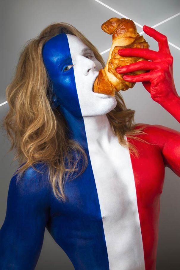 Fat Flag – Body Painting, Flags And Culinary Clichés