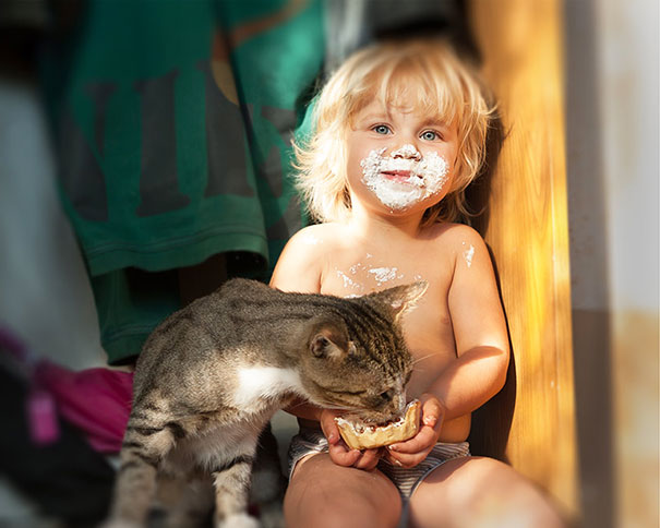 Kids With Cats