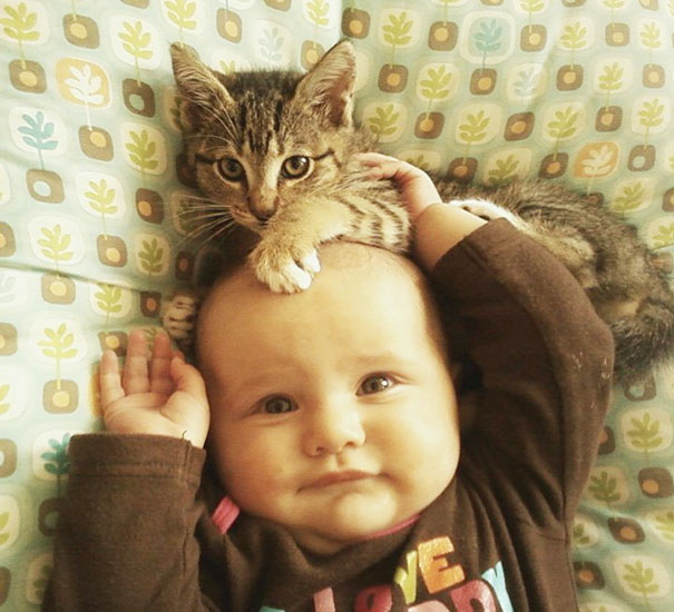 Kid With A Cat