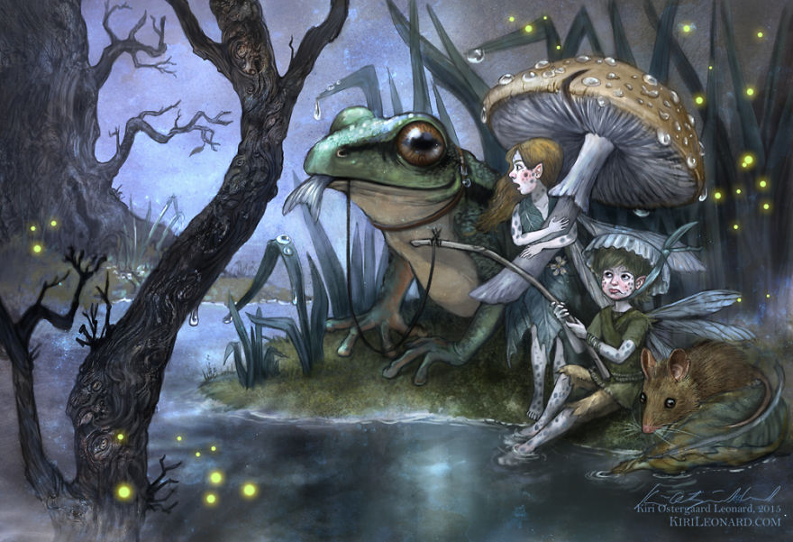 My Illustrations Reveal Hidden World Of Fairies And Magic