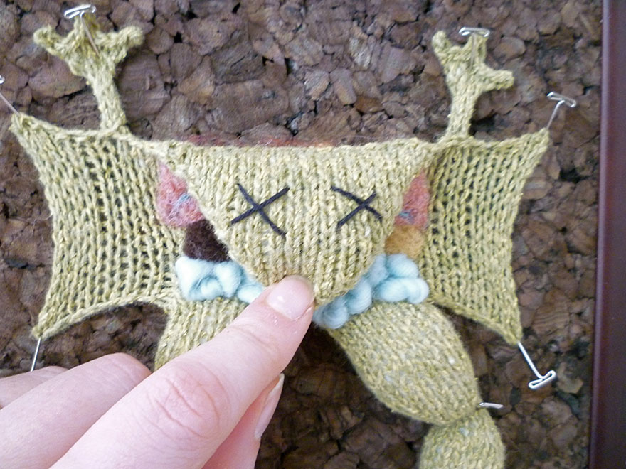 Learn Anatomy From Dissected Knit Creatures By Emily Stoneking