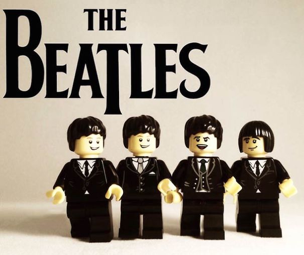 20 Famous Music Bands Recreated In Lego