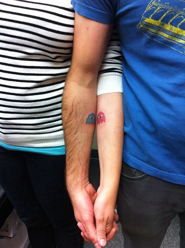 Video Game Couple Tattoo