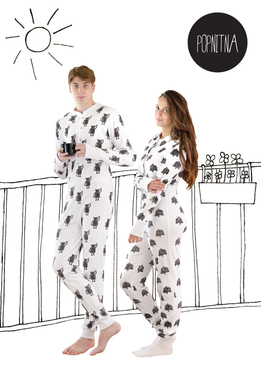 Pajamas Designed And Made By Popnitna