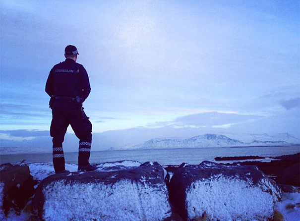 El instagram de la policía de Reykjavik sigue poniendo fotos geniales