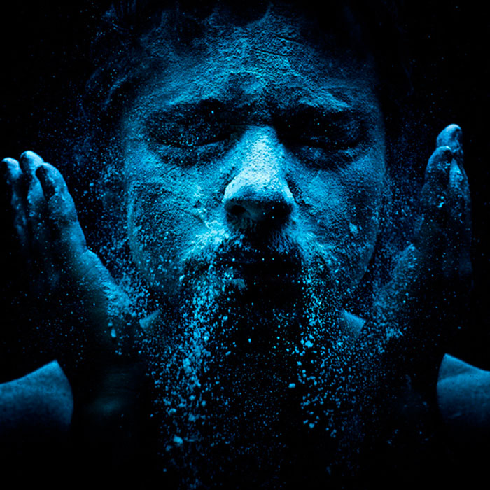 My Photo Portraits With Effects Created Using Flour, Milk And Water