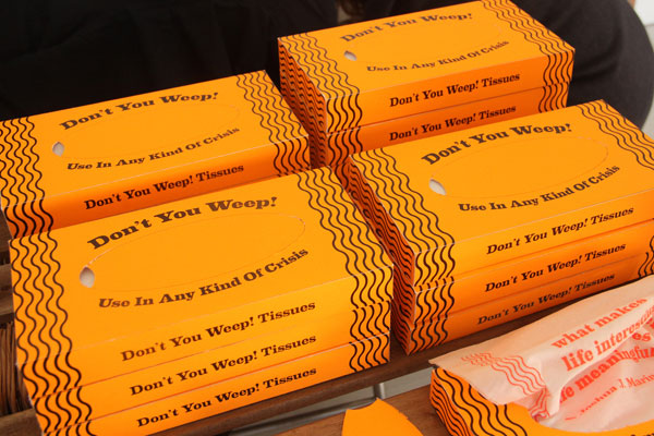 Don't You Weep: Motivational Tissues For Any Crisis