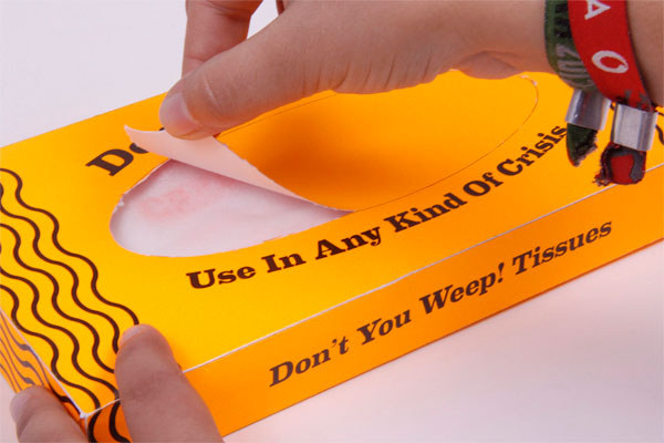 Don't You Weep: Motivational Tissues For Any Crisis