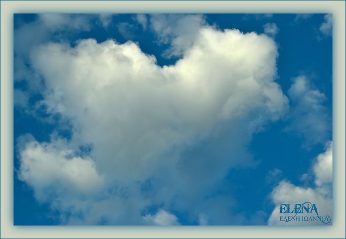 Heart Cloud, Real Photo!