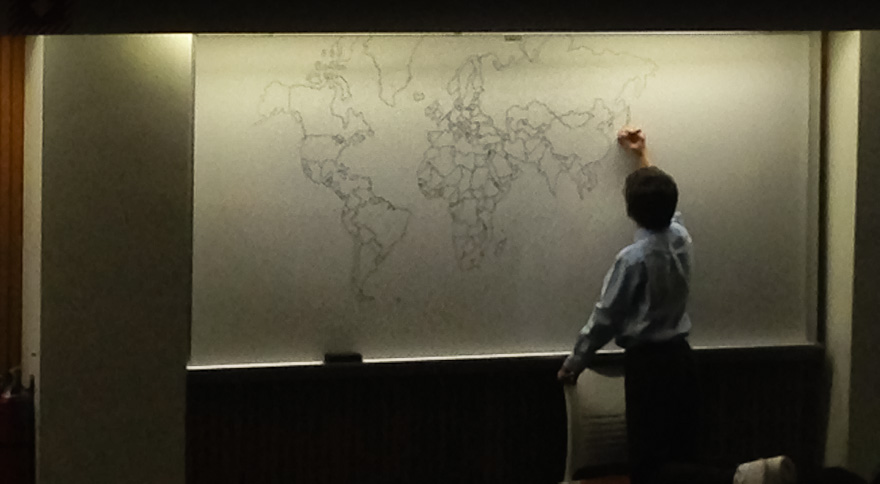 11-Year-Old Boy With Autism Draws Detailed World Map Entirely From Memory
