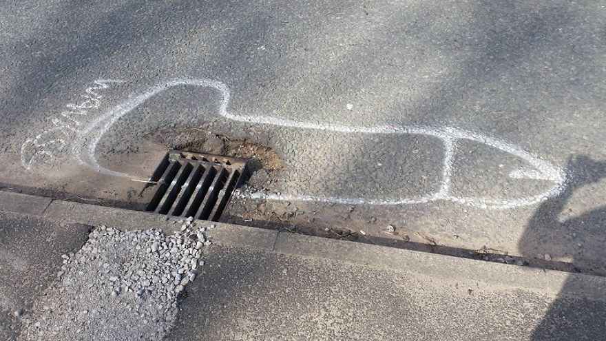 Anonymous Artist 'Wanksy' Draws Penises On UK Potholes To Make Government Fix Them