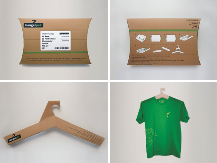 Packaging That Turns Into A Hanger