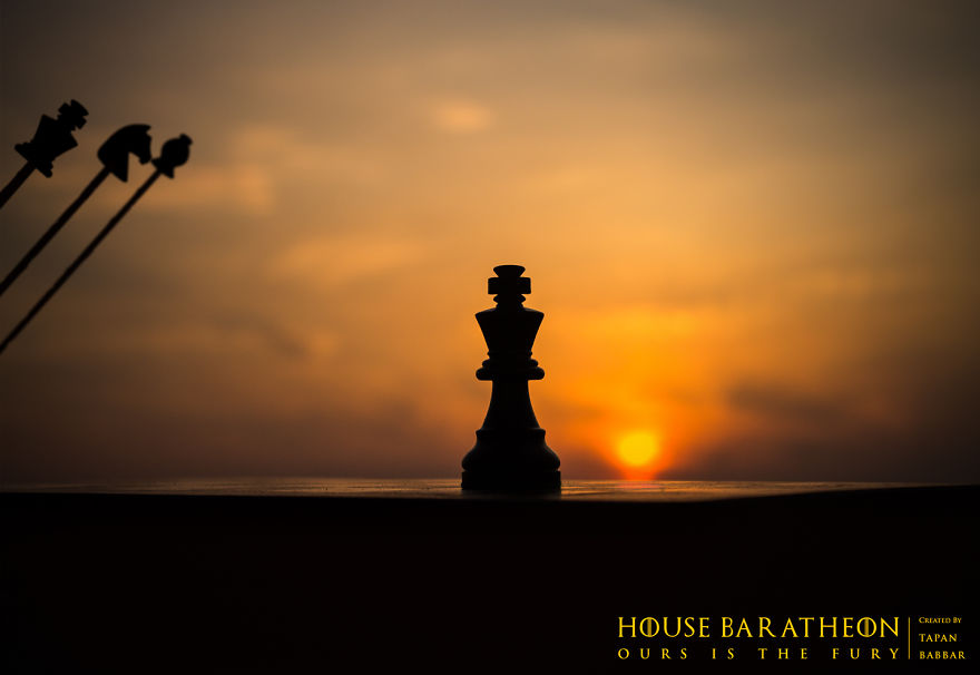 Game Of Thrones Houses Created With Chess