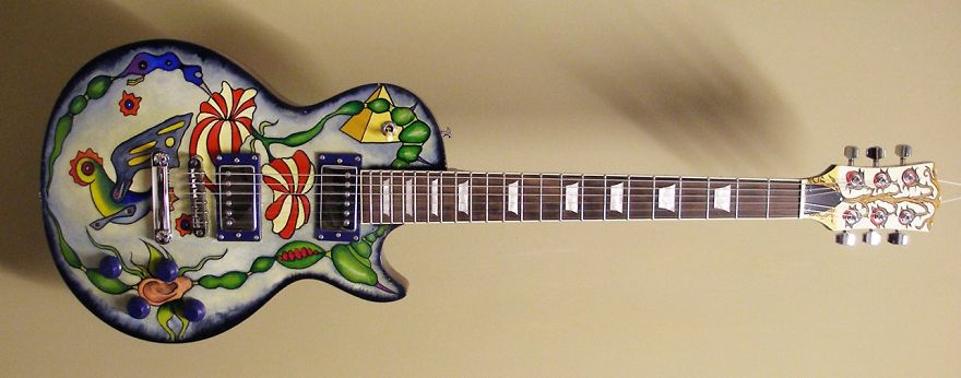 My Custom Painted Guitars