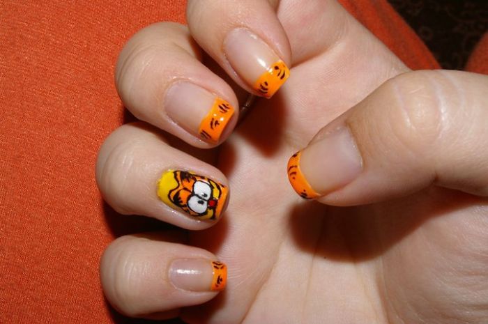 I Paint My Nails With Favorite Cartoons, Movies And Snacks