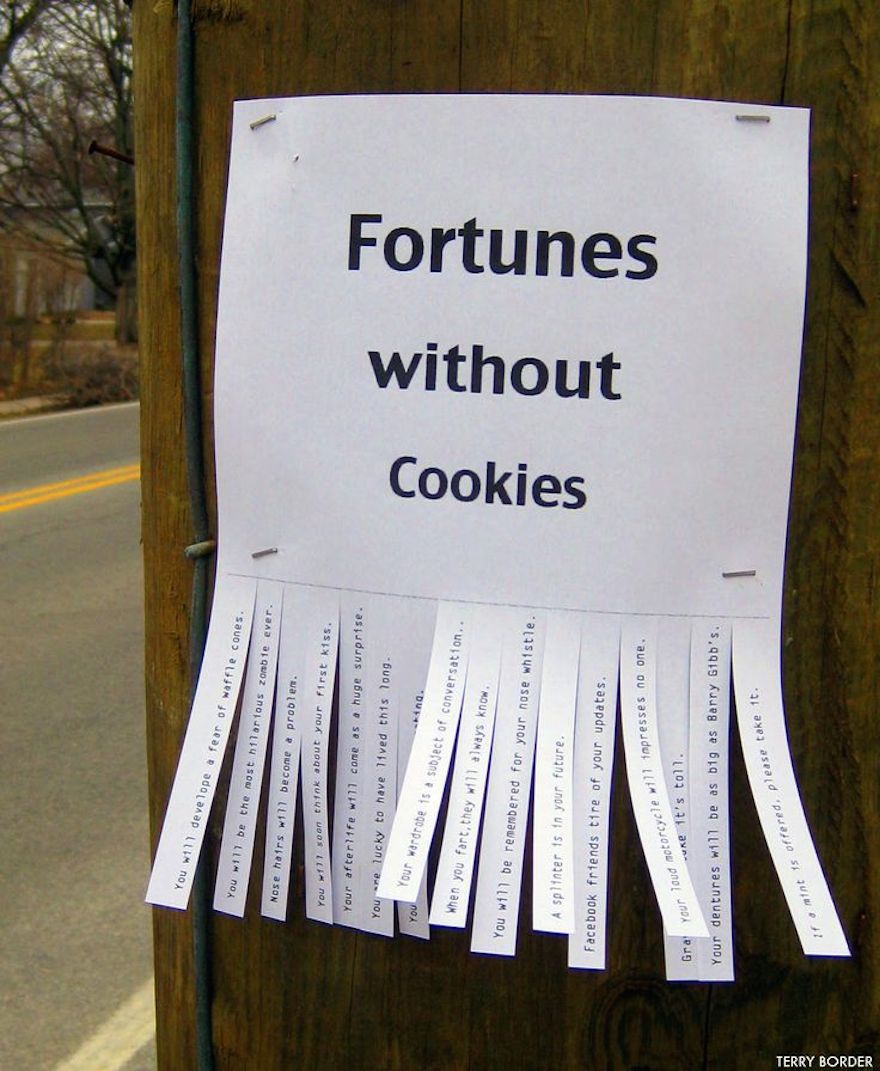 ...or For Cookies Without Fortunes