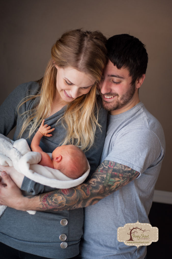 124 Babies And Their Tattooed Parents That Look Absolutely Beautiful Together