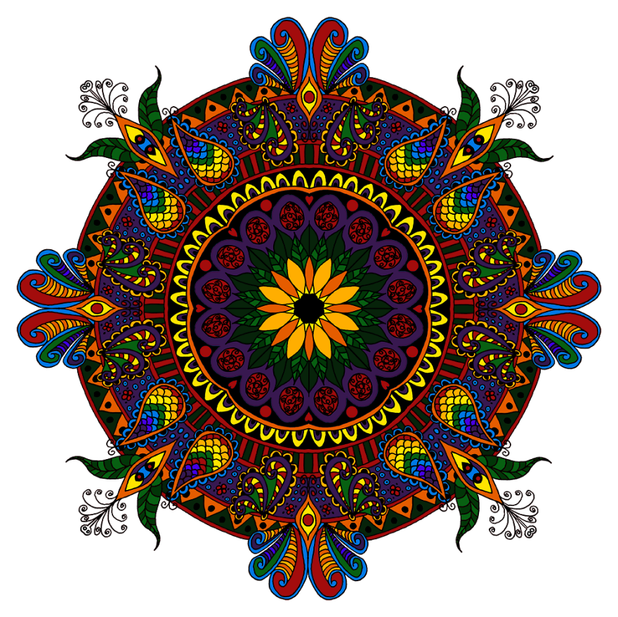 I Create Coloring Mandalas And Give Them Away For Free