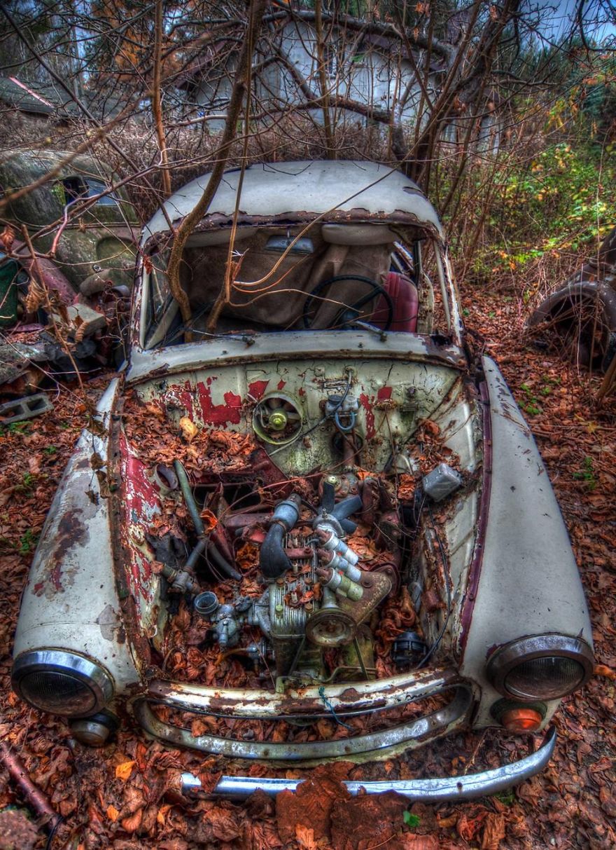 Amazing Old Car Cemetery In Poland