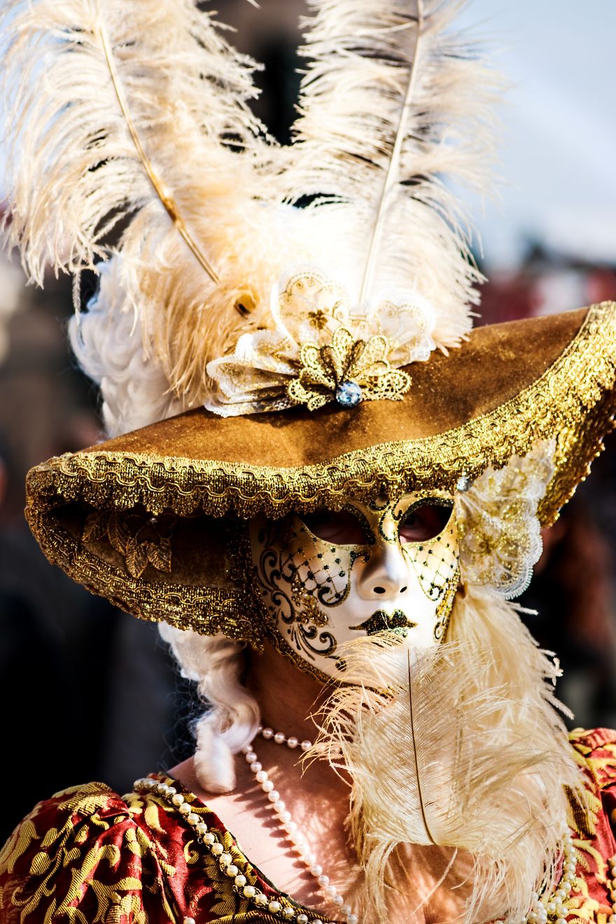 My Portraits Of Mysterious Characters From The Venice Carnival