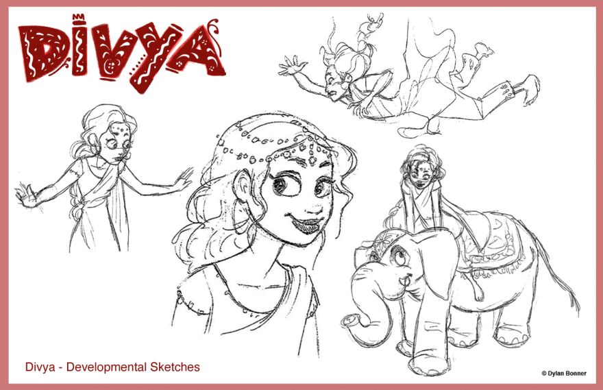 Divya - Original Character Design