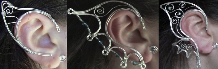 Fantasy Earcuffs By Mandy - Designed To Make Your Ears Look Magical! Handmade!!