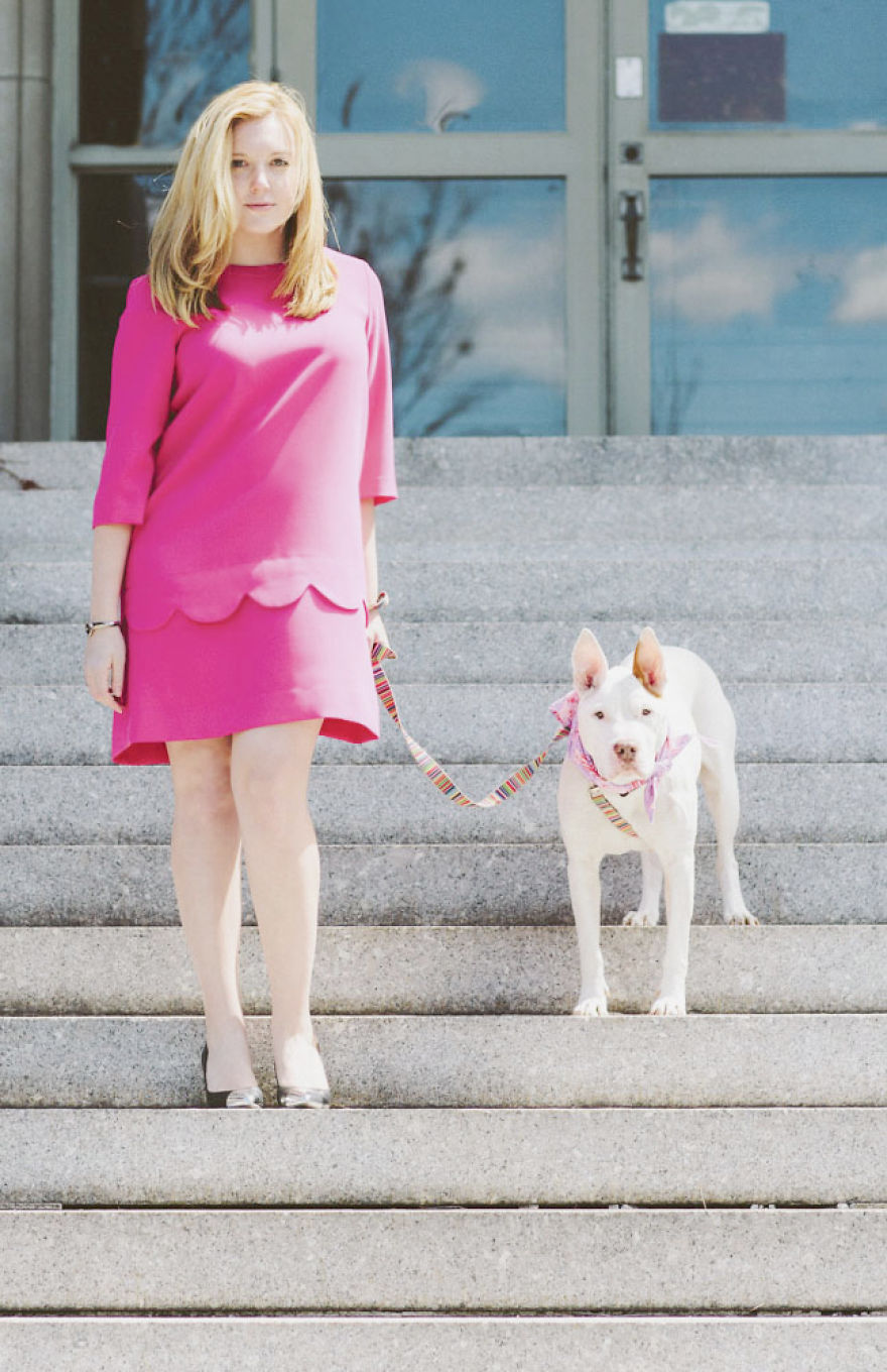 Fashion Blogger Shows Off Adoptable Animals