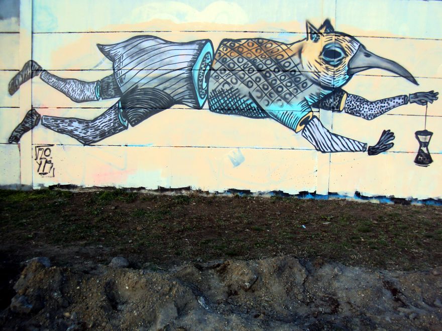 Floekunos Covers Streets In Endangered Animals' Murals