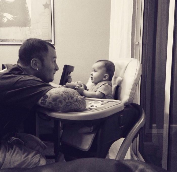 124 Babies And Their Tattooed Parents That Look Absolutely Beautiful Together