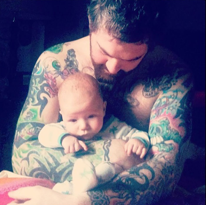 124 Babies And Their Tattooed Parents That Look Absolutely Beautiful Together