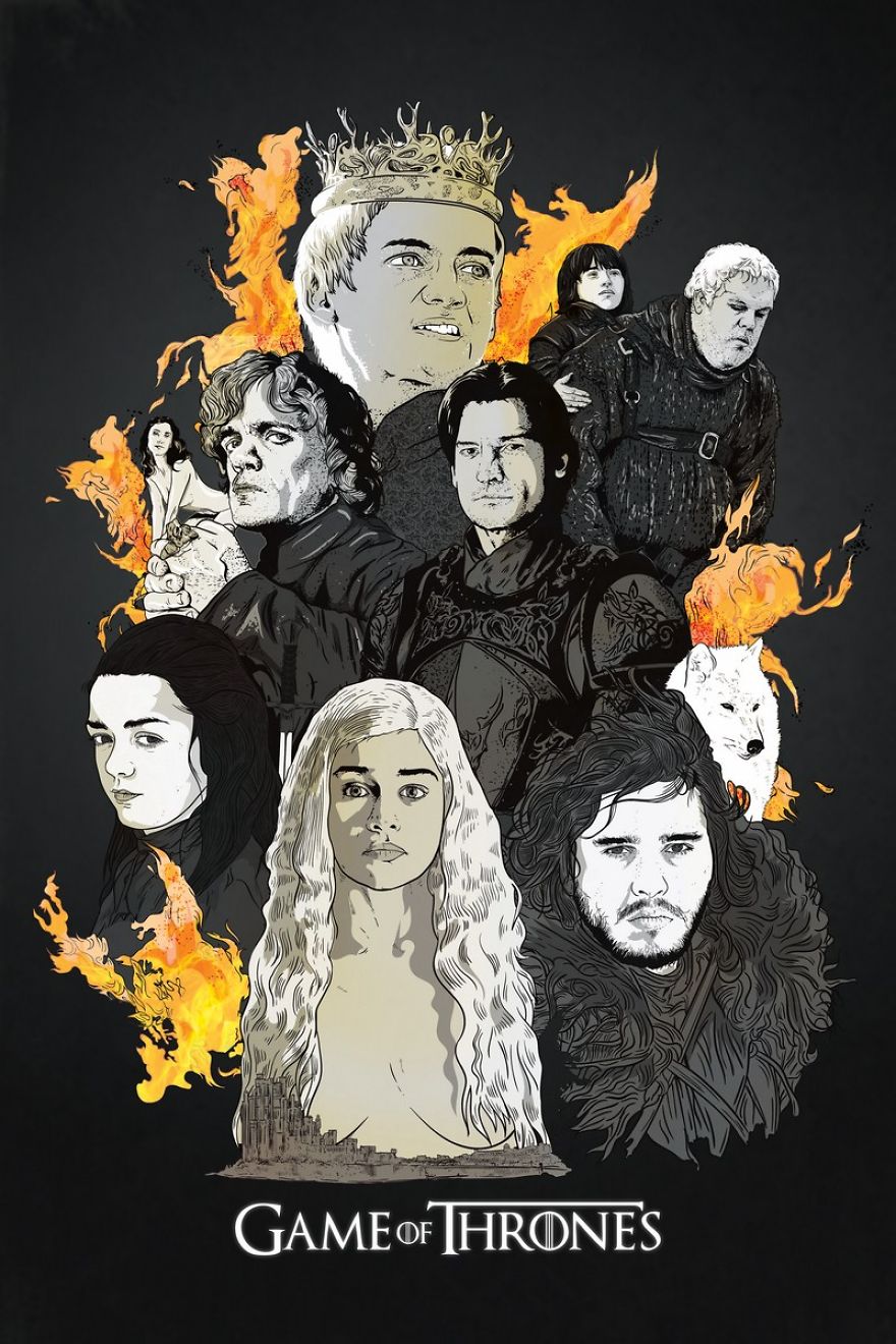 Top 16 Game Of Thrones Posters That Will Blow Your Mind!
