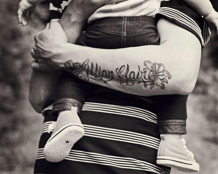 124 Babies And Their Tattooed Parents That Look Absolutely Beautiful Together