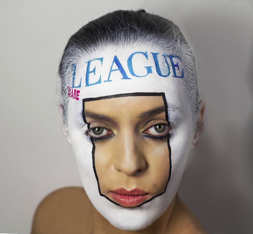 I Painted 11 Album Covers On My Face For Record Store Day