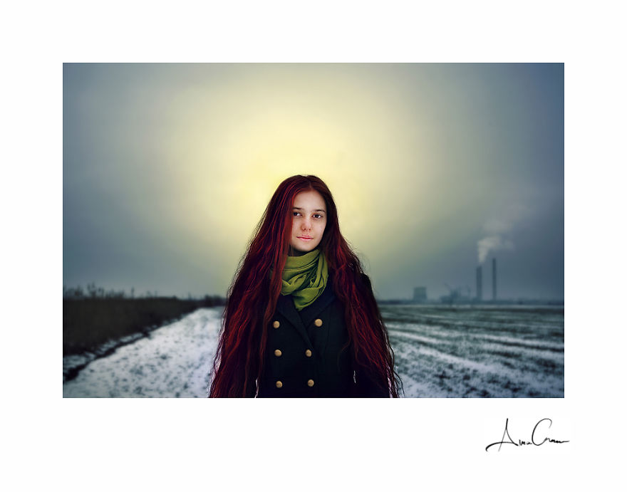 Redhead Beauty Portrayed In Romanian Landscapes