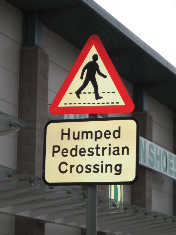 Humped Pedestrian Crossing In Scotland
