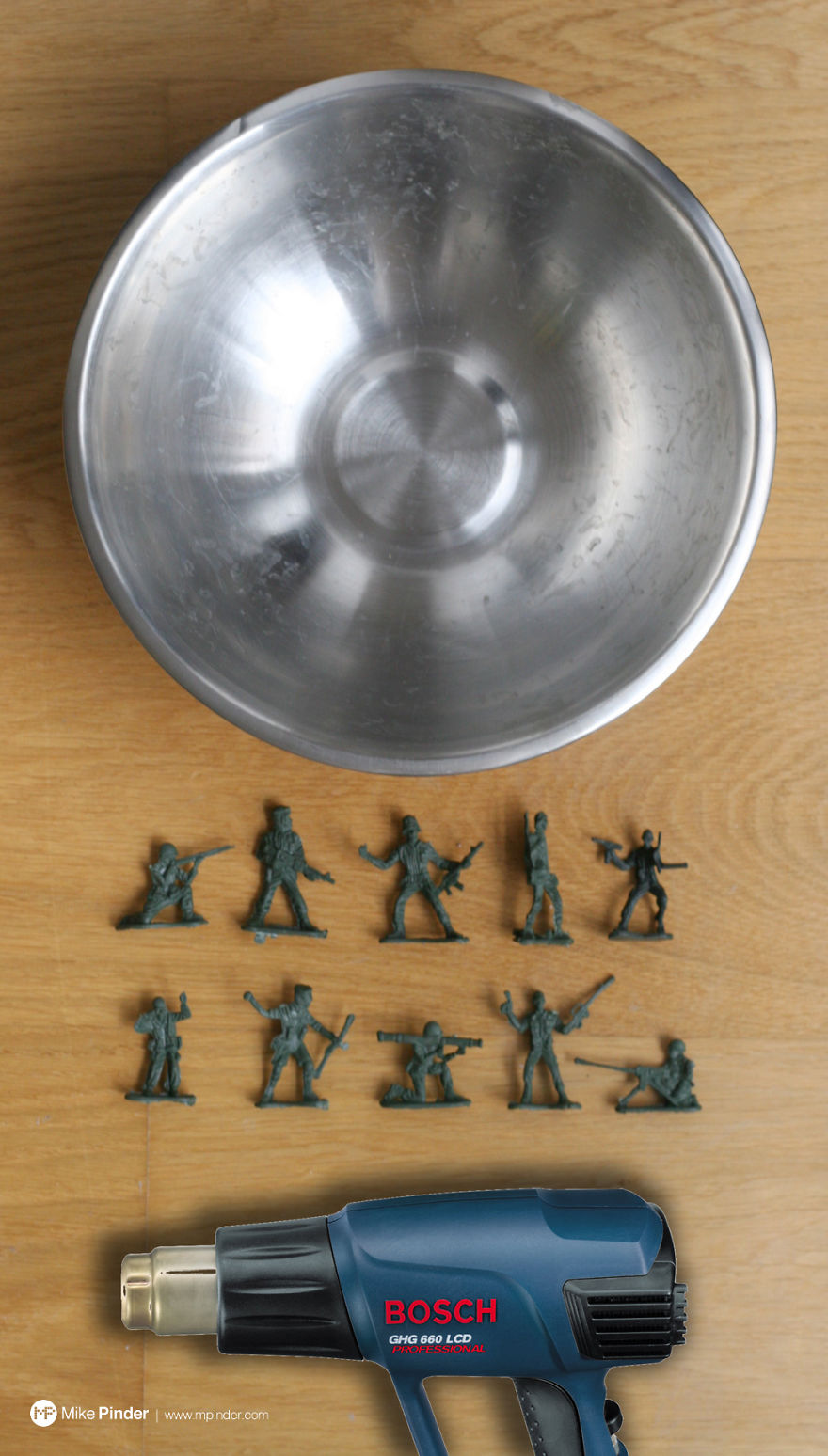 How To Make DIY Fruit Bowl Of Melted Plastic Army Men
