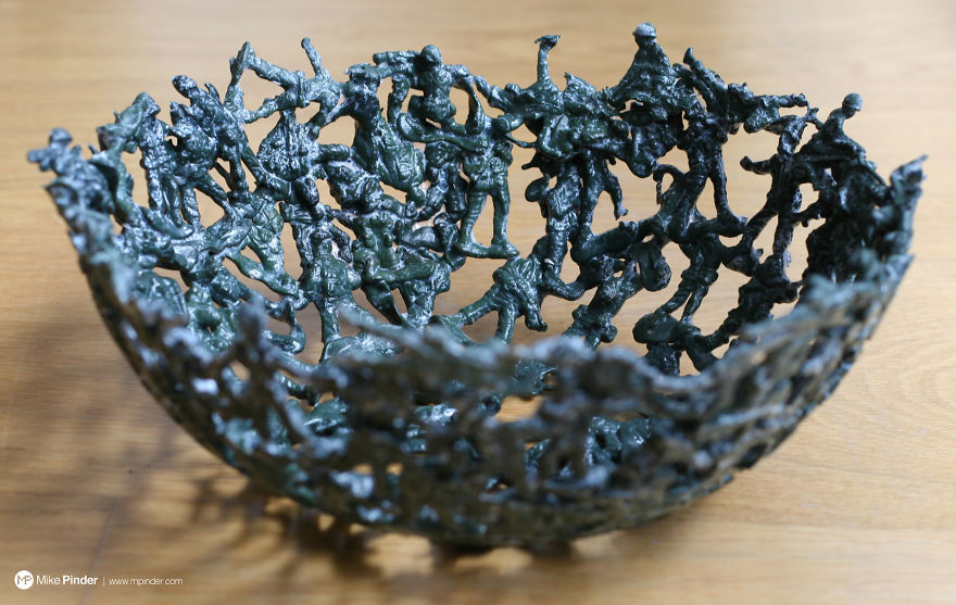 How To Make DIY Fruit Bowl Of Melted Plastic Army Men