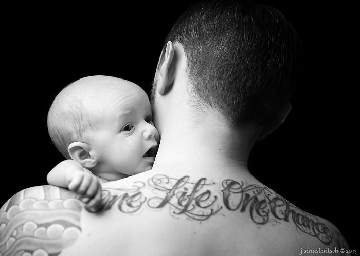 124 Babies And Their Tattooed Parents That Look Absolutely Beautiful Together