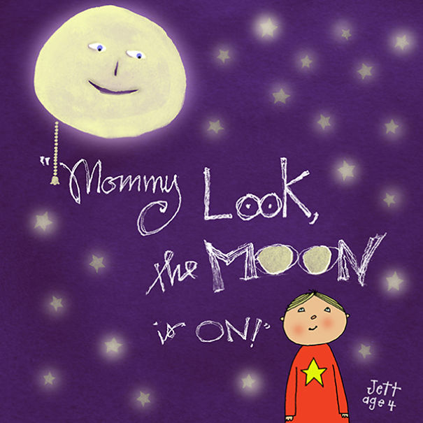 Artist Surprises Parents By Illustrating Their Kid's Quotes